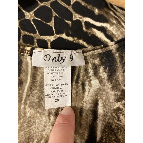 Womens Only 9 Tank Top Multi Color size 2X - Picture 3 of 4